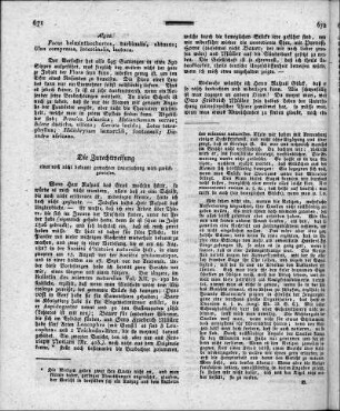 Die Zurechtweisung einer noch nicht bekannt gemachten Untersuchung wird zurückgewiesen