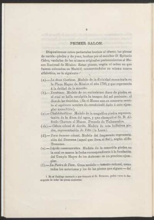 Primer salón.