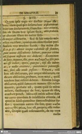 §. XVII. Neque illa difficultate carent criteria, aliis probata
