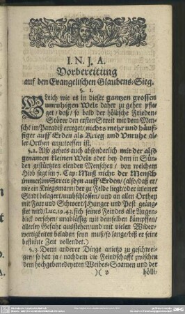 Vorbereitung auf den Evangelischen Glaubens-Sieg