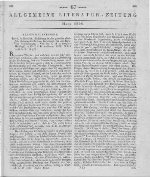 Droste-Hülshoff, C. A. v.: Einleitung in das gemeine deutsche Criminalrecht zum Gebrauch für akademische Vorlesungen. Bonn: Habicht 1826