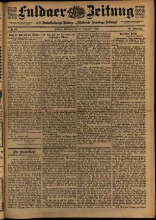 Ausgabe vom Mittwoch, den 27. Dezember 1899.