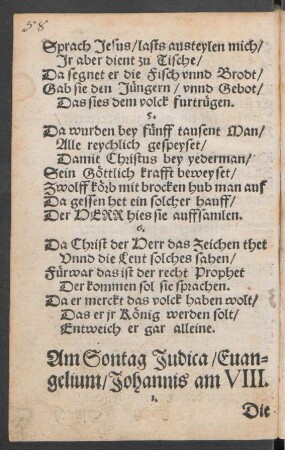Am Sontag Iudica ...