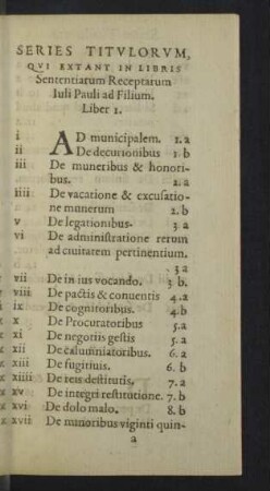 Series titulorum