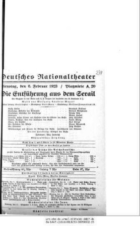 Die Entführung aus dem Serail