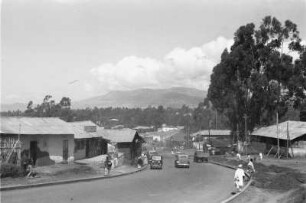 Straße in Addis Abeba : Eine Straße in Addis Abeba