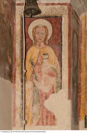 Szenen aus dem Alten Testament und aus dem Leben Christi, Franziskanerheilige und die vier Kardinaltugenden, Die heilige Lucia