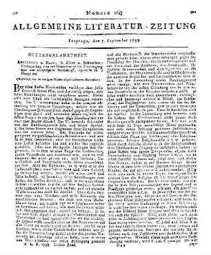 Beyträge zur Veredlung der Menschheit. Bd. 2, St. 1. Hrsg. aus dem Erziehungsinstitute bey Kopenhagen von C. J. R. Christiani. Kopenhagen, Leipzig: Schubothe 1797