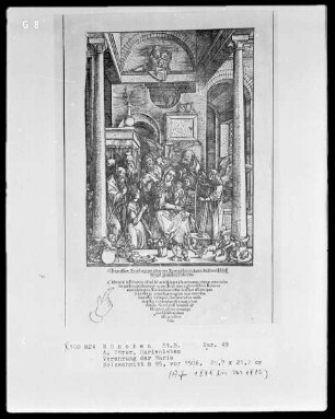 Große Passion, Apokalypse und Marienleben — Marienleben — Verehrung der Maria