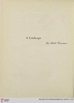 Plate: A Landscape by Alfred Thornton