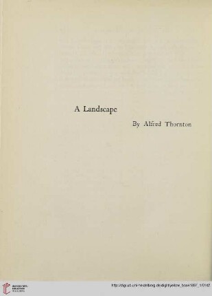 Plate: A Landscape by Alfred Thornton