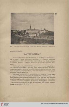 9: Zabytki Warszawy