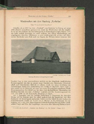 Haubarg Rothelau in Kopenhagen-Lyngby
