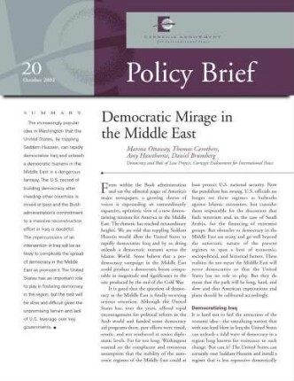 Democratic mirage in the Middle East