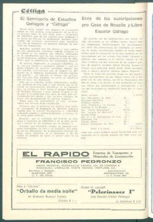 El Seminario de Estudios Gallegos y "Céltiga"