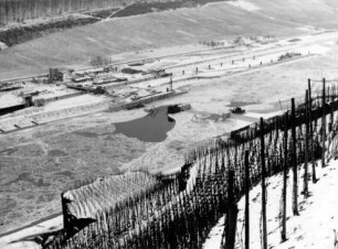 Staustufe Zeltingen/Mosel im Bau