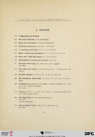 i) Textilien (Nr. 434-449)