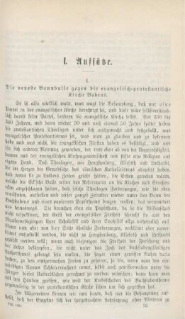 461-468 Die neueste Bannbulle gegen die evangelisch-protestantische Kirche Badens