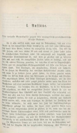 461-468 Die neueste Bannbulle gegen die evangelisch-protestantische Kirche Badens
