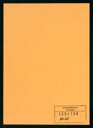 Just, Günther (1892-1950). Personalakte der Medizinischen Fakultät : Akte betreffend Günther Just, Professor für Anthropologie