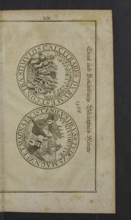 Engel-und holländische Gedächtnis-Müntze 1588