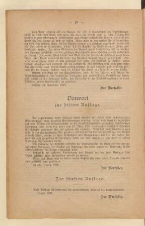 Zur fünften Auflage