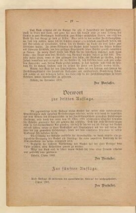 Zur fünften Auflage