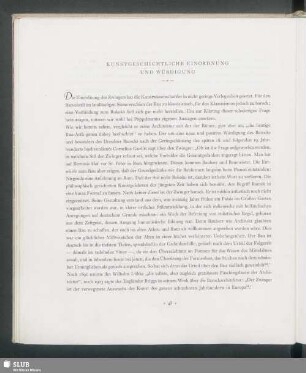 Kunstgeschichtliche Einordnung Und Würdigung