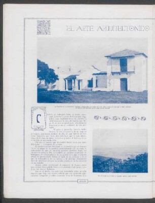 El arte arquitectónico en la casa de campo
