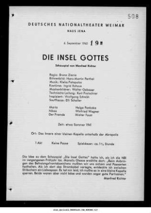 Die Insel Gottes