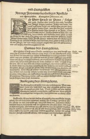 Am tage Johannis des heiligen Apostels und Evangelisten.