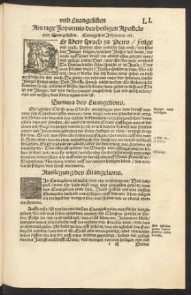 Am tage Johannis des heiligen Apostels und Evangelisten.