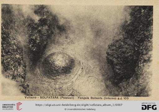 Vulcano – Solfatara (Pozzuoli) – Fangala Bollente (Interno ) g.di 103