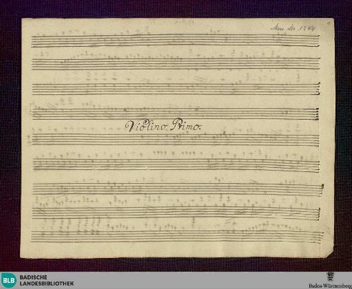 Symphonies - Don Mus.Ms. 1344 : D