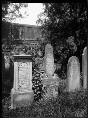 Karlsruhe Alter Judenfriedhof 3 Grabsteine