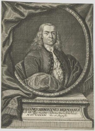 Bildnis des Ioannes Hieronymus Hermannus