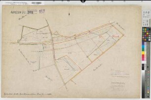 Rheine r.d.Ems (Rheine), Umlegung Gellendorf, Urkarte II Rheine r.d.Ems Flur 43