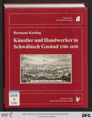 Künstler und Handwerker in Schwäbisch Gmünd 1300 - 1650