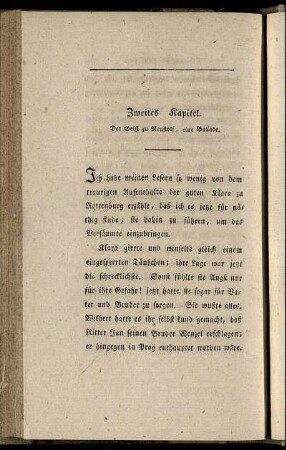 Zweites Kapitel. Der Geist zu Neustolf, eine Ballade.