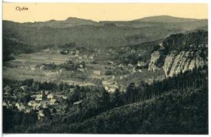 Oybin. Blick auf Oybin