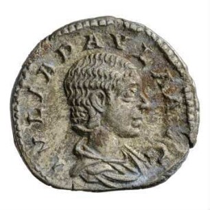 Münze, Denar, 219 - 220 n. Chr.
