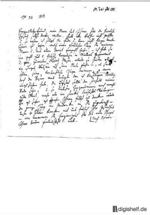 30: Brief von Caroline Herder und Johann Gottfried Herder an Johann Wilhelm Ludwig Gleim : Carolina (genannt Caroline) Maria Herder