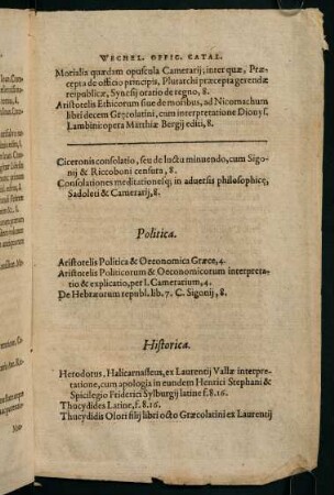 6r-3r, Historica - Libri aliunde comparati