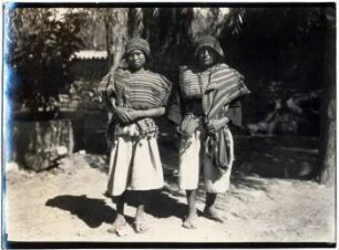 Quechua-Indianer aus Tarabuco in ursprünglicher Tracht