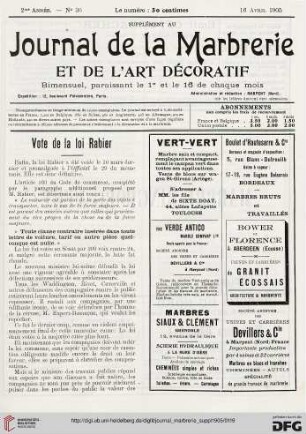 No. 36 (16 Avril 1905)