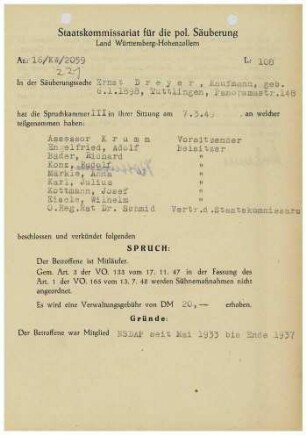 Dreyer, Ernst