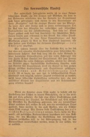 Das Kommunistische Manifest