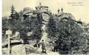 Das Felsmassiv Hohenstein im Bayerischen Wald