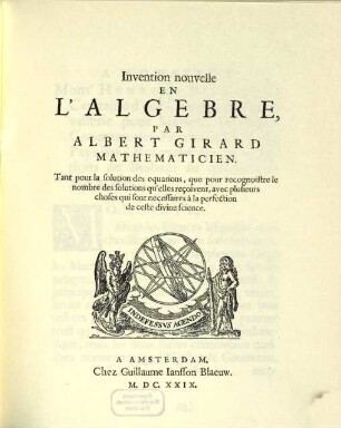 Invention nouvelle En L'Algebre