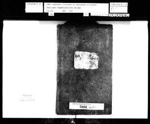 Alte Aufschrift: "Copial in Partheysachen"
